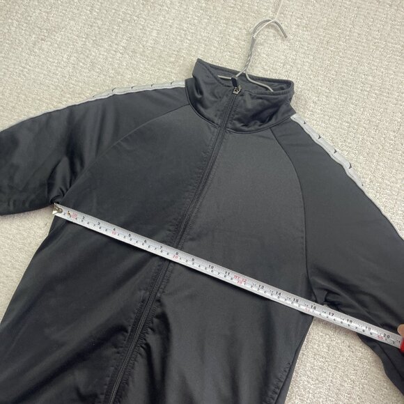 Kappa Black Track Jacket Omini Logo Tape Full Zip Retro Sportswear Women’s Sz S - Picture 9 of 14